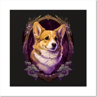 Welsh Corgi Royal Portrait Posters and Art